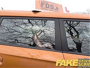 fake Driving college new driver gets a crash course